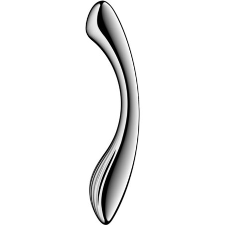 Satisfyer Pure Gravity 1 - Dildo Punto G in Acciaio a Doppia Estremità
