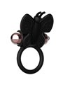 Coquette Chic Desire - Anello Fallico Vibrante a Farfalla - Nero/Oro