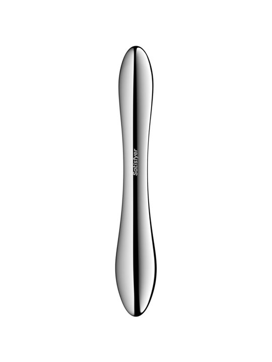 Satisfyer Pure Gravity 1 - Dildo Punto G in Acciaio a Doppia Estremità