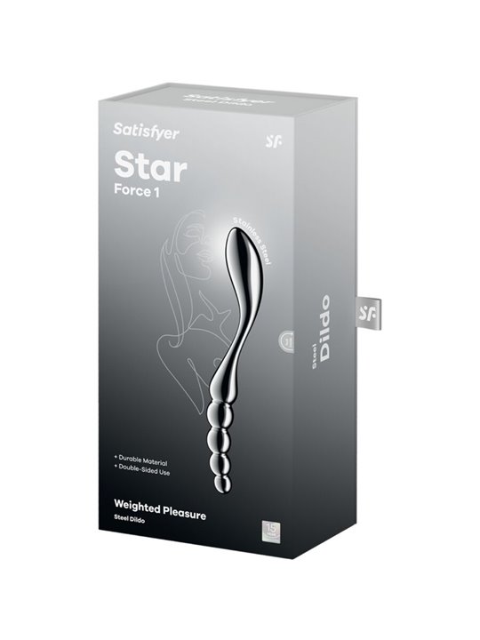 Satisfyer Star Force 1 - Dildo Punto G in Acciaio a Doppia Estremità
