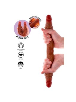 Get Real - Realistic Double-Ended Silicone Dildo 40 x 4 cm