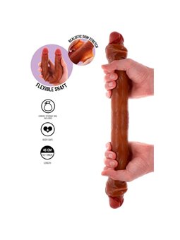 Get Real - Realistic Double-Ended Silicone Dildo 46 x 4.5 cm