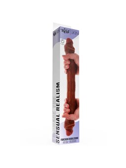 Get Real - Dildo Realistico a Doppia Estremità in Silicone 46 x 4,5 Cm