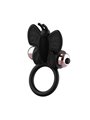 Coquette Chic Desire - Anello Fallico Vibrante a Farfalla - Nero/Oro