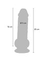 Get Real - Pene Realistico in TPE con Testicoli e Ventosa 20 x 5 Cm