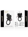 Coquette Chic Desire - Anello Fallico Vibrante a Farfalla - Nero/Oro