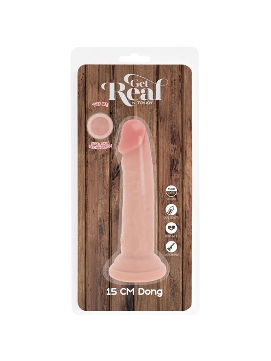Get Real - Pene Realistico in TPE Doppia Densità 15 x 3 Cm