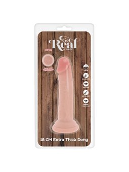 Get Real - Realistic Double Density TPE Penis 18 x 4.5 cm
