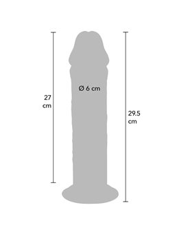 Get Real - Realistic Double Density TPE Penis 29.5 x 6 cm