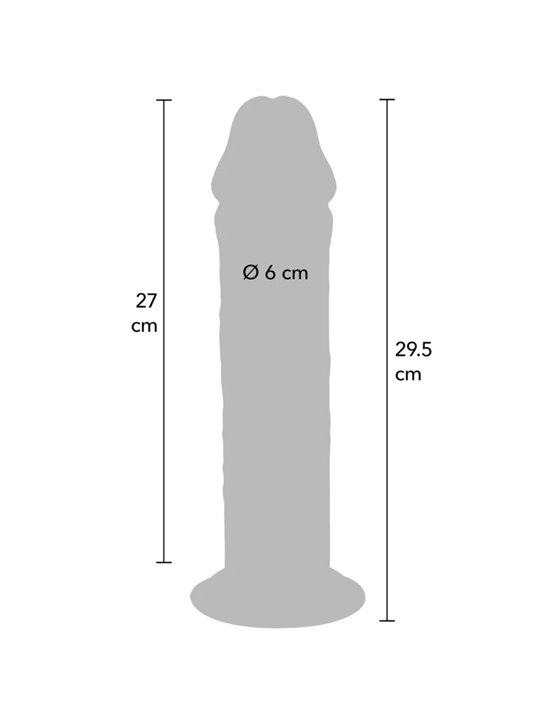 Get Real - Realistic Double Density TPE Penis 29.5 x 6 cm
