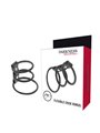 Darkness - Set Of 3 Flexible Penis Rings