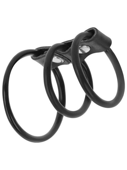 Darkness - Set Of 3 Flexible Penis Rings