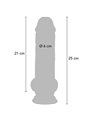 Get Real - Pene Realistico in TPE con Testicoli e Ventosa 25 x 6 Cm