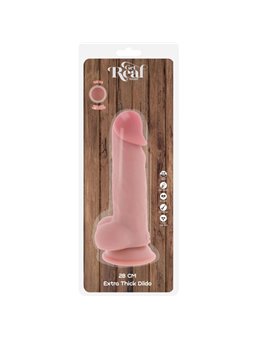 Get Real - Pene Realistico in TPE con Testicoli e Ventosa 28 x 6 Cm