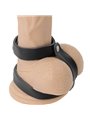 Darkness Cock Harness - Imbracatura Fallica in Pelle Vegana con Bottoni in Acciaio