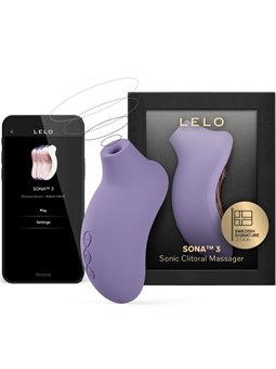 Lelo Sona 3 - Purple Silicone Clitoral Stimulator with Sound Waves