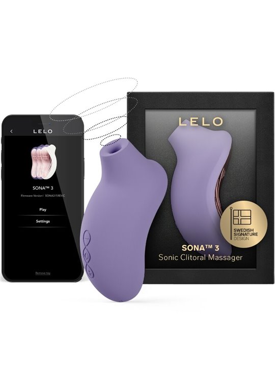 Lelo Sona 3 - Stimolatore Clitorideo in Silicone Viola a Onde Sonore