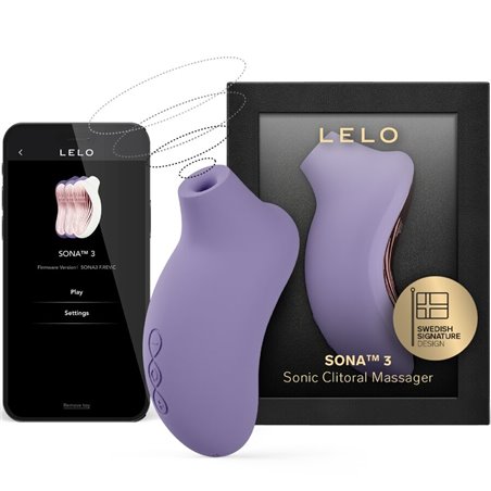 Lelo Sona 3 - Stimolatore Clitorideo in Silicone Viola a Onde Sonore