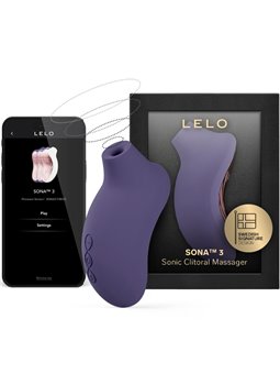 Lelo Sona 3 - Stimolatore Clitorideo Viola Scuro a Onde Sonore