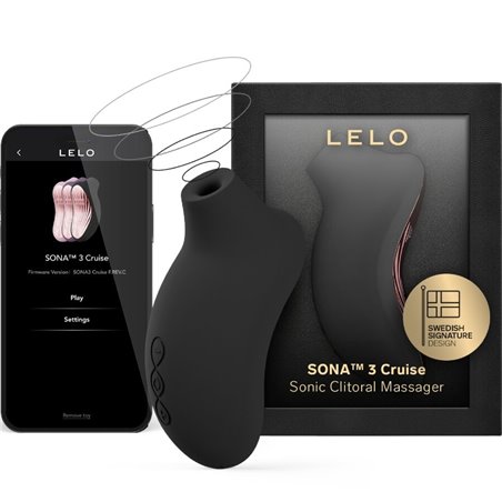 Lelo Sona 3 Cruise - Stimolatore Clitorideo Nero a Onde Sonore