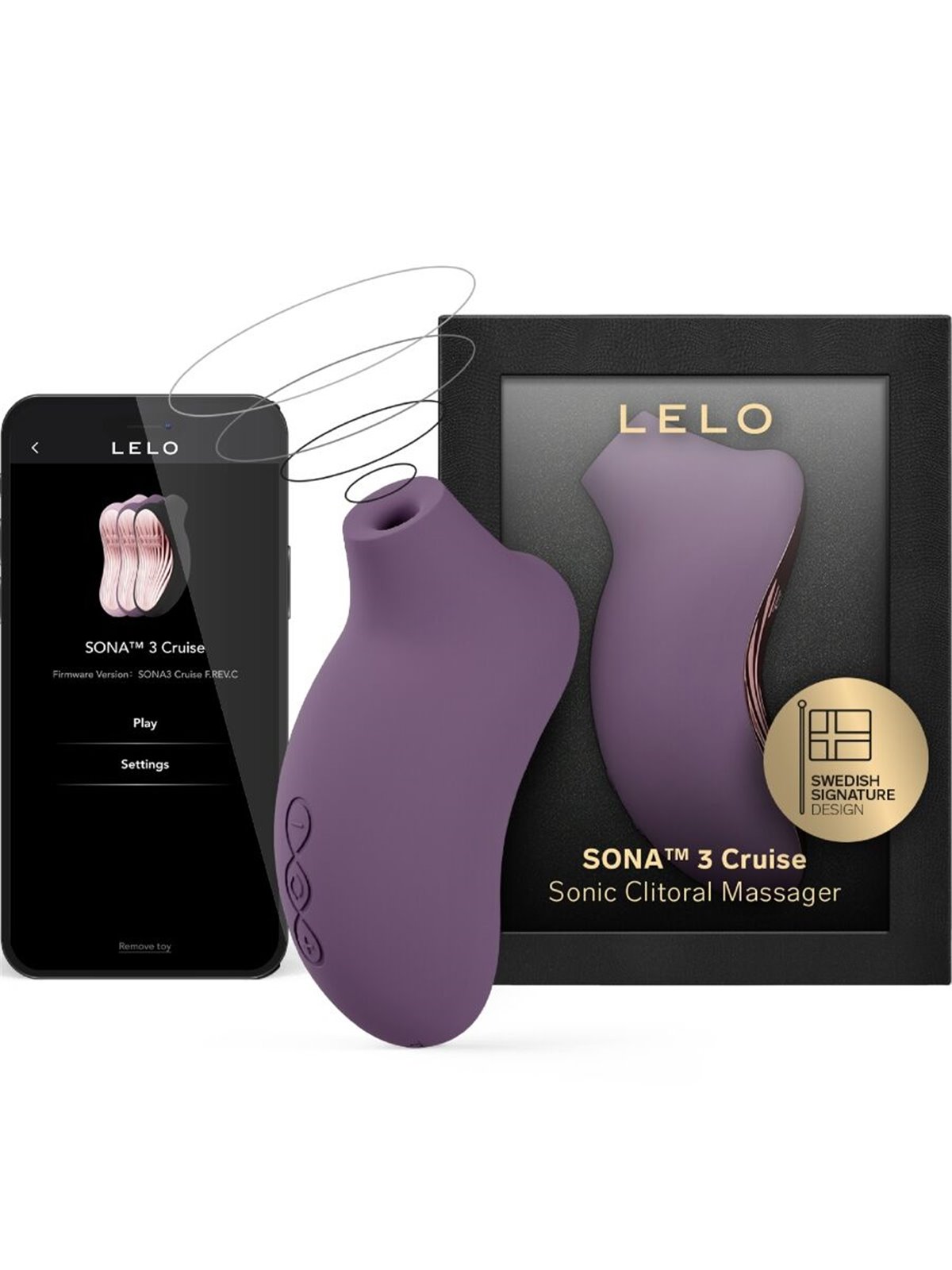 Lelo Sona 3 Cruise - Stimolatore Clitorideo Viola a Onde Sonore