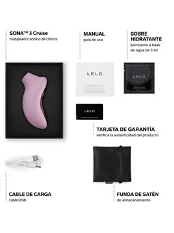 Lelo Sona 3 Cruise - Stimolatore Clitorideo Rosa a Onde Sonore