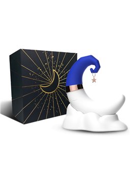 Armony Sweetmoon - Blue Silicone G-Spot Vibrator and Clitoral Sucker