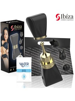 Ibiza - Black Silicone Clitoral Stimulator with 3 Heads