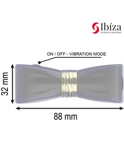 Ibiza - Black Silicone Clitoral Stimulator with 3 Heads