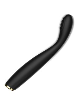Ibiza - Black Silicone G-Spot Vibrator with Super Flexible Head