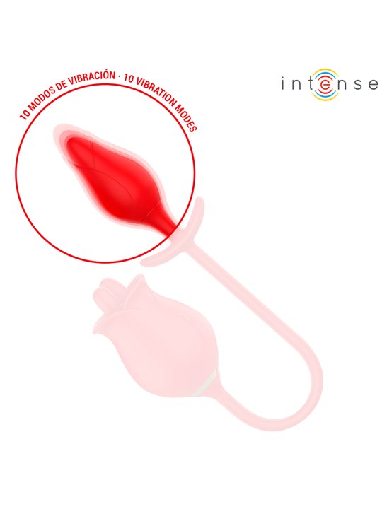 Intense Melanie - Double Clitoral Stimulator with Zigzag Tongue