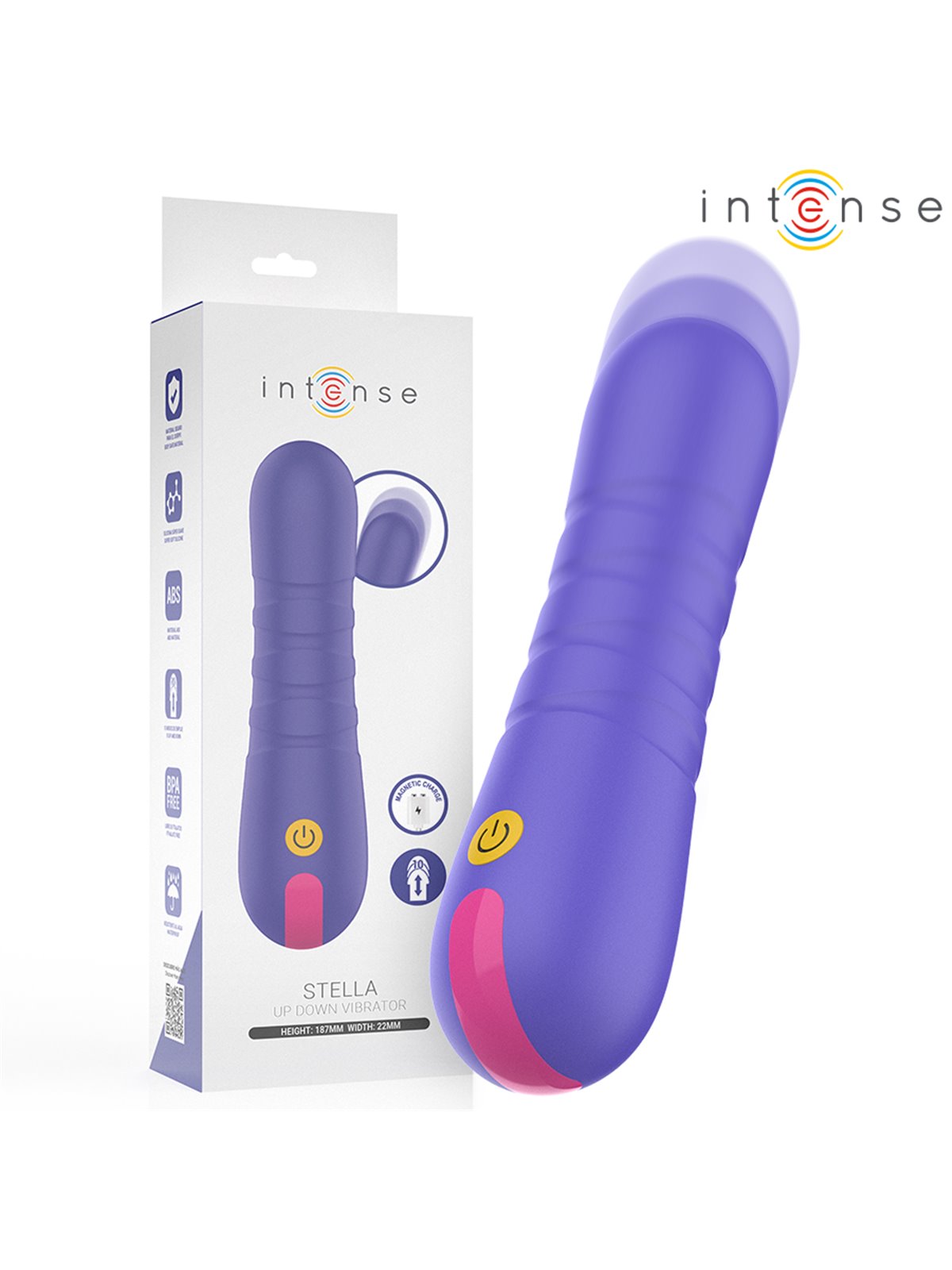 Intense Stella - Silicone G-Spot Vibrator with Up and Down Function