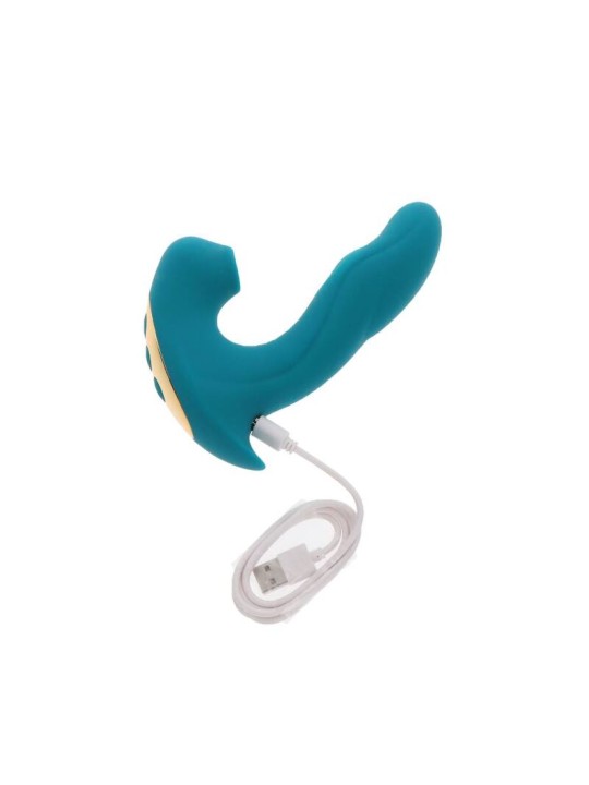 Xocoon Eternal Love - Vibratore Rabbit 3 in 1 Succhia Clitoride Verde