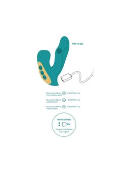 Xocoon Eternal Love - Vibratore Rabbit 3 in 1 Succhia Clitoride Verde