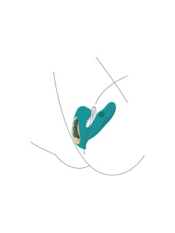 Xocoon Eternal Love - Vibratore Rabbit 3 in 1 Succhia Clitoride Verde