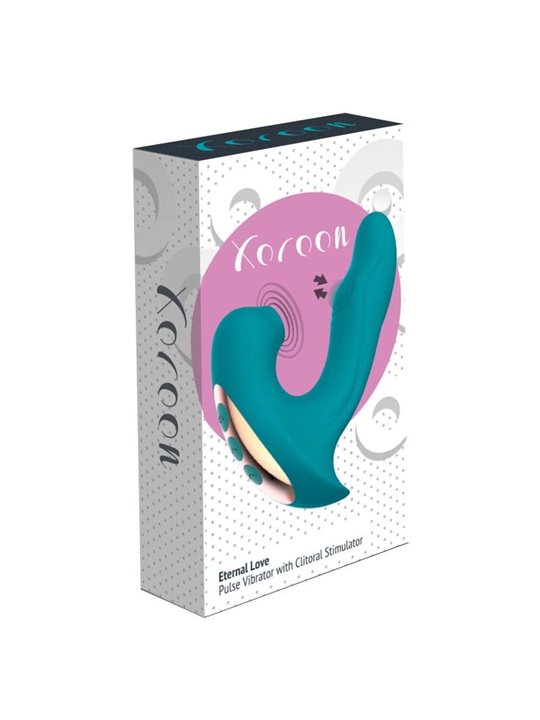 Xocoon Eternal Love - Vibratore Rabbit 3 in 1 Succhia Clitoride Verde