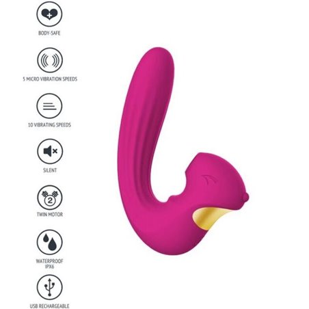 Xocoon Celestial Love - Vibratore Rabbit Succhia Clitoride Fucsia