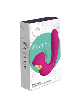 Xocoon Celestial Love - Fuchsia Rabbit Clitoral Sucking Vibrator