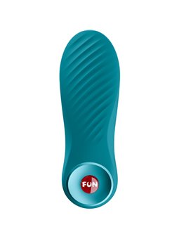Fun Factory Bijou - Proiettile Vibrante in Silicone Azzurro 12 Vel.