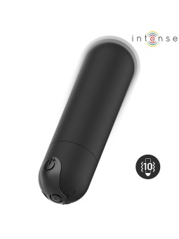 Intense Karen - Mini Vibratore a Proiettile in Silicone Nero 8 Cm