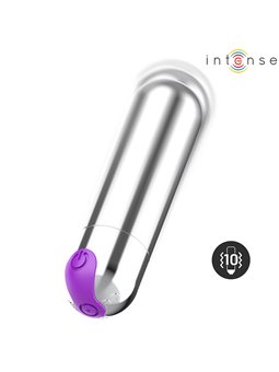 Intense Karen - Mini Silver Silicone Bullet Vibrator 8 cm