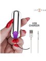 Intense Karen - Mini Silver Silicone Bullet Vibrator 8 cm