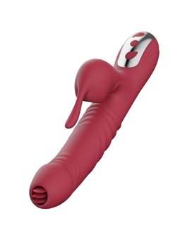 Armony - Clitoral Sucker Rabbit Vibrator with Vibrating Tongue Bordeaux