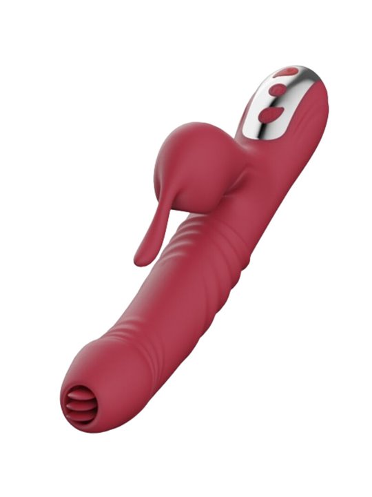 Armony - Clitoral Sucker Rabbit Vibrator with Vibrating Tongue Bordeaux