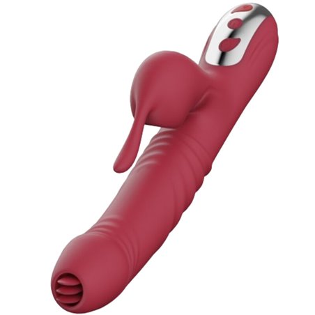 Armony - Clitoral Sucker Rabbit Vibrator with Vibrating Tongue Bordeaux