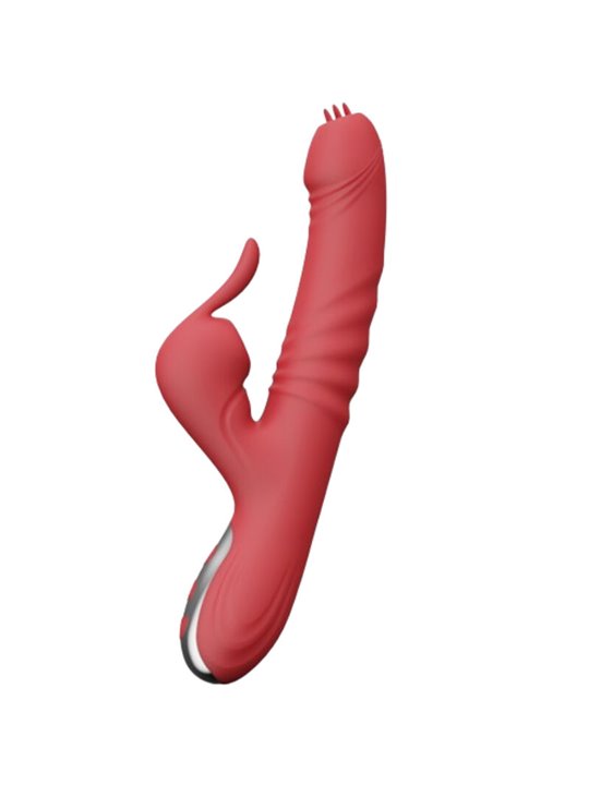 Armony - Vibratore Rabbit Succhia Clitoride con Lingua Vibrante Bordeaux