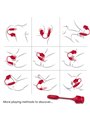 Armony Roseknight - Succhia Clitoride Vibratore Su e Giù Rosa Rossa
