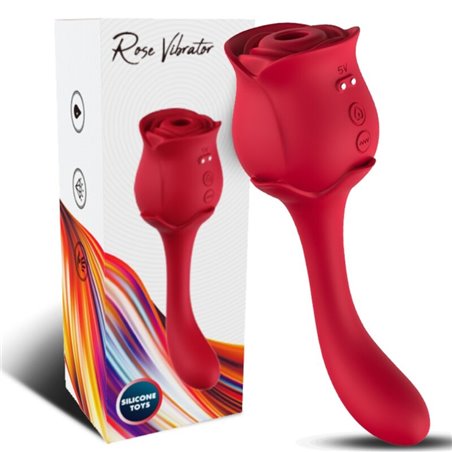 Armony Roselover - Vibratore Punto G con Rosa Rossa Succhia Clitoride
