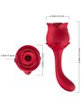 Armony Roselover - Vibratore Punto G con Rosa Rossa Succhia Clitoride