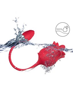 Armony - Rosa Rossa Succhia Clitoride con Lingua e Ovetto Vibrante